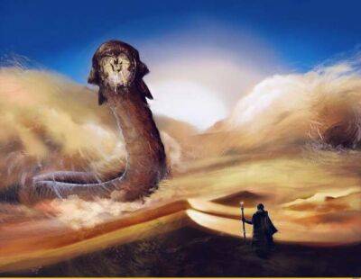 Почему Египетский древний змей Апоп, ненавидел бога солнца Ра - chert-poberi.ru - Египет