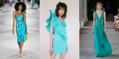 Alberta Ferretti - Найкрасивіші сукні кольору морскої хвилі в колекціях весна-літо 2022 - vogue.ua