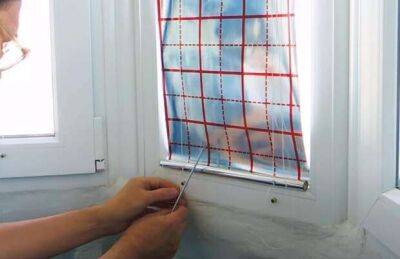 Как сделать рулонные зеркальные шторы на окна - milayaya.ru