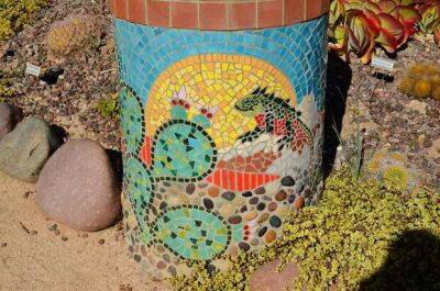 Мозаика в саду: интересный декор своими руками - milayaya.ru