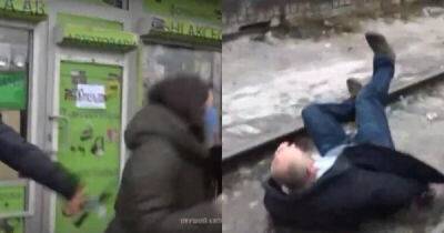 В Киеве неизвестный напал на журналистку в прямом эфире, но от наказания не ушел - porosenka.net - Киев - Kiev