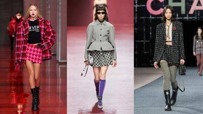 Christian Dior - Alessandra Rich - Короткі картаті спідниці - модна покупка цього вересня - vogue.ua
