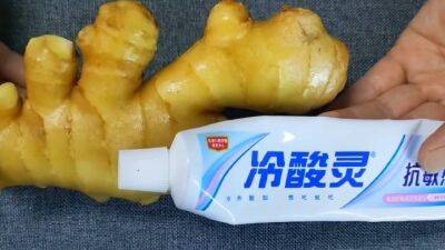 Выдавите немного зубной пасты на имбирь: исключительно эффективное чистящее средство - lifehelper.one - Китай