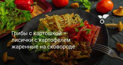 Грибы с картошкой – лисички с картофелем жаренные на сковороде - sadogorod.club