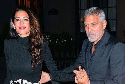 Джордж Клуни - Амаль Клуни - George Clooney - Amal Alamuddin - Джордж и Амаль Клуни отметили 8-ю годовщину свадьбы в Нью-Йорке и рассказали о браке - spletnik.ru - Нью-Йорк - Нью-Йорк