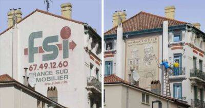 Реалистичные 3D-граффити на стенах домов от художника из Франции - chert-poberi.ru - Франция