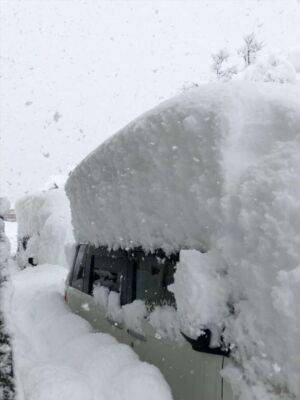В Японии из-за снегопада более 18000 человек остались без света и тепла - chert-poberi.ru - Япония