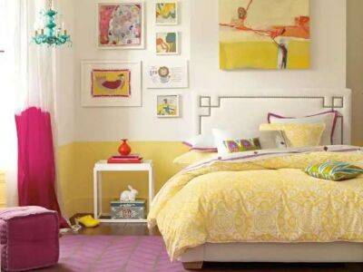 Солнечное настроение утром и вечером. Желтый цвет в спальне — 25 примеров отличных сочетаний - lublusebya.ru