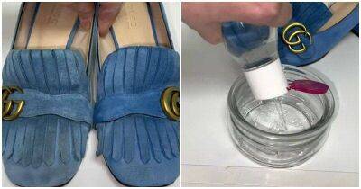 Почистите любую замшевую обувь, освежите цвет и удалите любые загрязнения - lifehelper.one