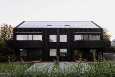 Сборный деревянный дом с декоративным решетчатым фасадом в Швеции - porosenka.net - Швеция