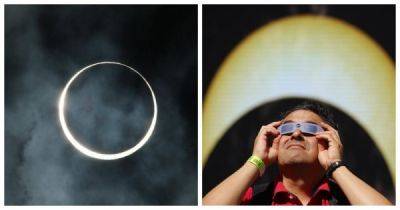 NASA выложило кадры редкого «кольцеобразного» затмения Солнца - porosenka.net - Сша - Колумбия - Бразилия