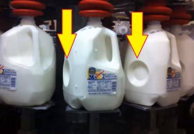 Зачем производители делают вмятины на бутылках молока - porosenka.net