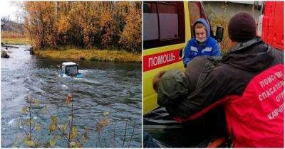 Пьяный тракторист на спор решил пересечь реку и едва не погиб - porosenka.net - Россия - Камчатский край