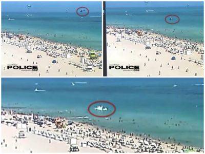 Шокирующий момент: вертолет падает в океан у знаменитого Южного пляжа Майами - porosenka.net - штат Флорида