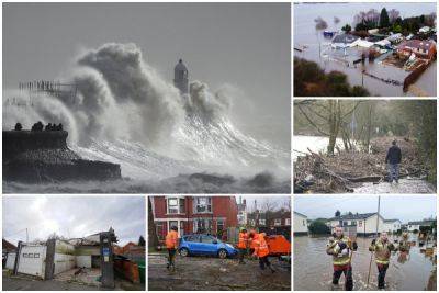 Третий разрушительный шторм за пять дней обрушился на Великобританию - porosenka.net - Англия - Ирландия
