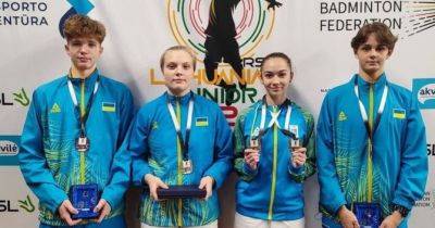 Юні українські бадмінтоністи завоювали три медалі міжнародного турніру у литовському Вільнюсі: деталі - womo.ua - Украина - Швейцария
