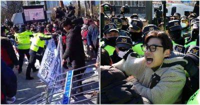 В Южной Корее фермеры подрались с полицейскими из-за запрета есть собак - porosenka.net - Южная Корея - Сеул
