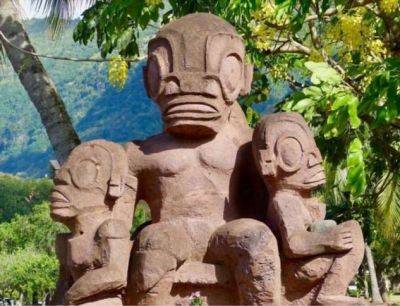 Божества или инопланетяне: каменные статуи Нуку-Хивы, самого крупного острова Полинезии - chert-poberi.ru - Французская Полинезия