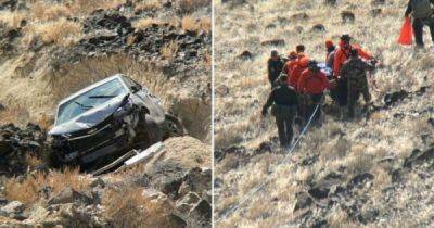 72-летняя женщина найдена живой после падения автомобиля в каньон - porosenka.net - Рим - штат Айдахо