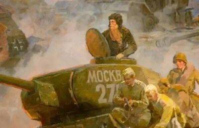 Что за бородатый танкист нарисован на диораме «Огненная дуга» белгородского музея ВОВ - porosenka.net - Ссср - Российская Империя - Белгород - Киргизия