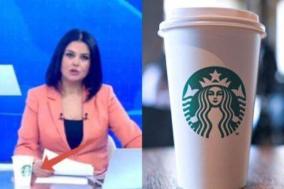 Ведущая новостей в Турции вышла в прямой эфир с кофе из Starbucks - и тут же лишилась работы - porosenka.net - Израиль - Турция