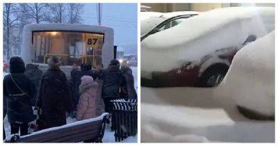 На Екатеринбург обрушился рекордный снегопад и замглавы города посоветовал жителям передвигаться… - porosenka.net - Екатеринбург - Пермь