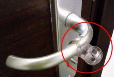 Вот зачем за границей на дверные ручки надевают силиконовые кольца - lublusebya.ru