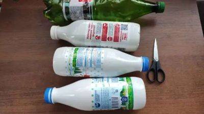 Зачем я собираю белые бутылочки от молока. Покажу, какая красота у меня из них получается - milayaya.ru