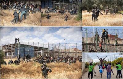 Педро Санчес - Новый кризис мигрантов в ЕС: 23 погибли, когда более 2000 штурмовали забор в испанском анклаве - porosenka.net - Украина - Испания - Марокко - Брюссель