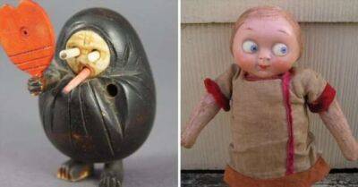 17 жутковатых винтажных игрушек, которые доказывают, что раньше дети были настоящими крепкими орешками (17 фото) - chert-poberi.ru - Япония