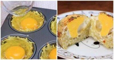 Интересная замена драникам. Запечённый картофель с яйцом в духовке - lifehelper.one