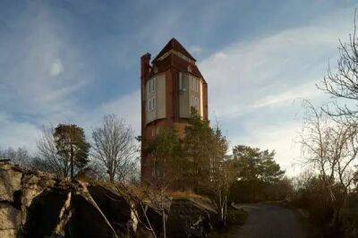 Из бывшей водонапорной башни сделали жилой дом. Как тут выглядят квартиры? - lublusebya.ru - Швеция
