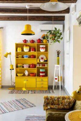 Хозяйка этого дома сходит с ума по желтому цвету. Смотрите, как она живет - milayaya.ru