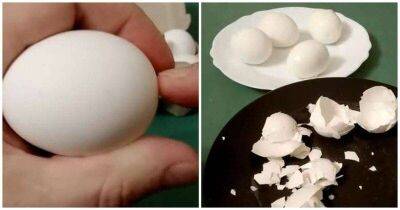 Почистите варёные яйца за 5 секунд. Молниеносный способ, экономящий время - lifehelper.one