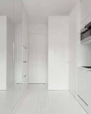 Может ли квартира быть ещё меньше? Очаровательная и белоснежная студия на 9м² с достойным функционалом - lublusebya.ru