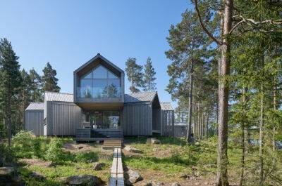 Лесной дом на берегу озера в Швеции - porosenka.net - Швеция