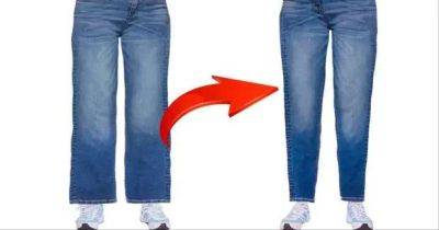 Швейный трюк: как заузить джинсы быстро и просто, чтобы они идеально сели - milayaya.ru
