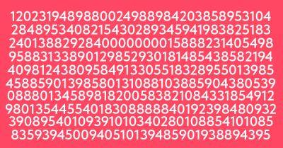 Посмотри на этот набор чисел и попробуй отыскать среди них одну-единственную семерку - takprosto.cc