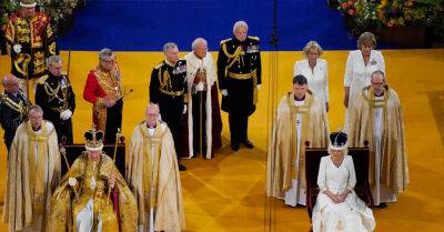 принц Уильям - принц Чарльз III (Iii) - Все говорят о том, что церемонию коронации Чарльза III оформили в цветах украинского флага, но так ли это - takprosto.cc - Украина - Лондон - Англия