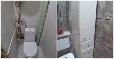 В этом туалете не делали ремонт 30 лет. Стильный ремонт туалета без лишних затрат - cpykami.ru - Ссср