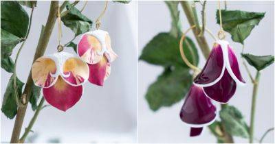 Талантливая мастерица использует лепестки живых роз для создания уникальной коллекции украшений - cpykami.ru - Россия