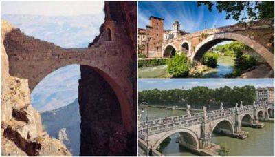 8 древнейших мостов мира, до сих пор выполняющих свое прямое назначение - chert-poberi.ru - Италия - Рим - Римская Империя
