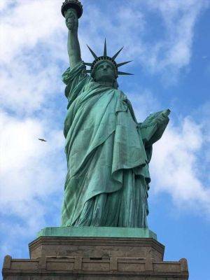Статуя Свободы не всегда была зеленого цвета. Что же с ней случилось? - chert-poberi.ru - Сша - Франция - Нью-Йорк - Нью-Йорк
