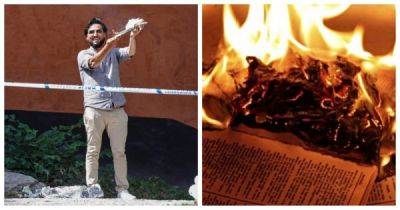 В Швеции «активист» пнул Коран, положил в него кусок свинины и поджёг. Теперь его хотят выдвинуть… - porosenka.net - Россия - Швеция - Марокко - Ирак - Турция - Стокгольм