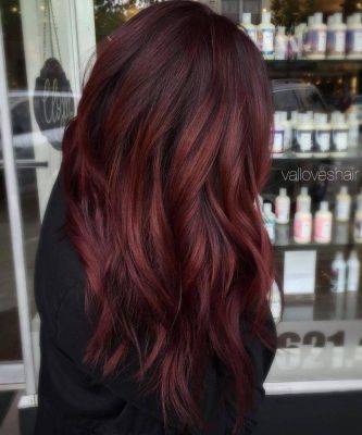 50 оттенков бордового цвета волос - lifehelper.one