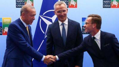 Джон Байден - Реджеп Тайип Эрдоган - Йенс Столтенберг - Эрдоган поддержал прием Швеции в НАТО. До этого он связал его с заявкой Турции на вступление в ЕС - fokus-vnimaniya.com - Сша - Германия - Берлин - Евросоюз - Швеция - Турция - Литва - Вильнюс