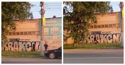 В Петербурге напали на мужчину, который нарисовал граффити с рекламой площадки по продаже запрещённых… - porosenka.net - Санкт-Петербург