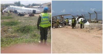Жёсткая посадка пассажирского самолёта в Сомали попала на видео - porosenka.net - Сомали - Могадишо