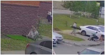 В Омске женщина с коляской украла рулон искусственного газона - porosenka.net - Омск