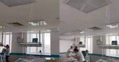 В оренбургской клинике пациенты реанимации получили холодный душ в виде потопа с потолка - porosenka.net - Россия - Оренбург
